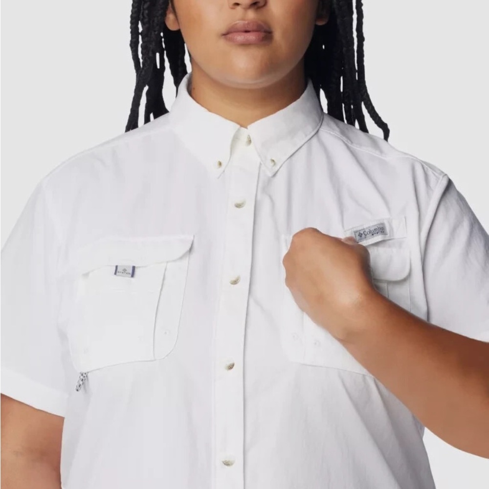 Columbia Women's Plus Size PFG Bahamas short sleeve shirt NWT - Picture 5 of 8